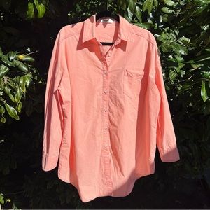 Frankie Shop Coral Button Down Shirt